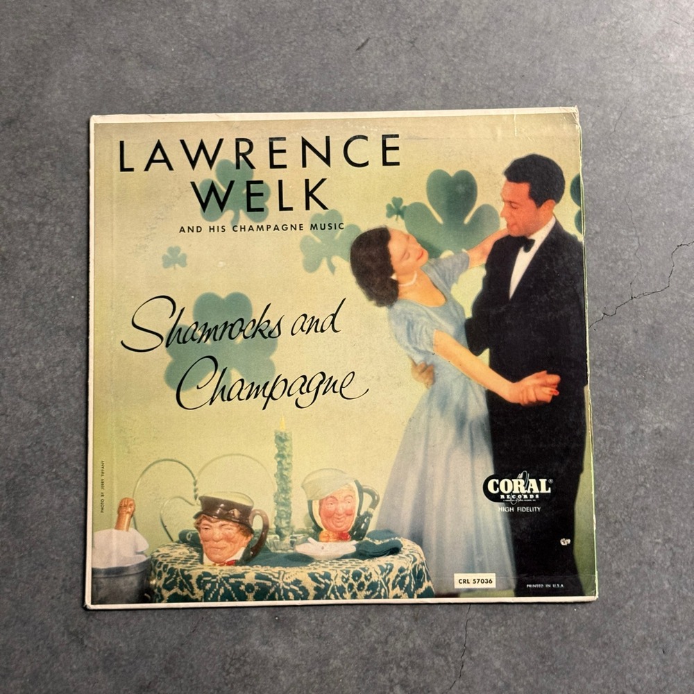 Lawrence Welk Shamrocks and Champagne Vinyl LP Coral Records CRL 57036 Irish